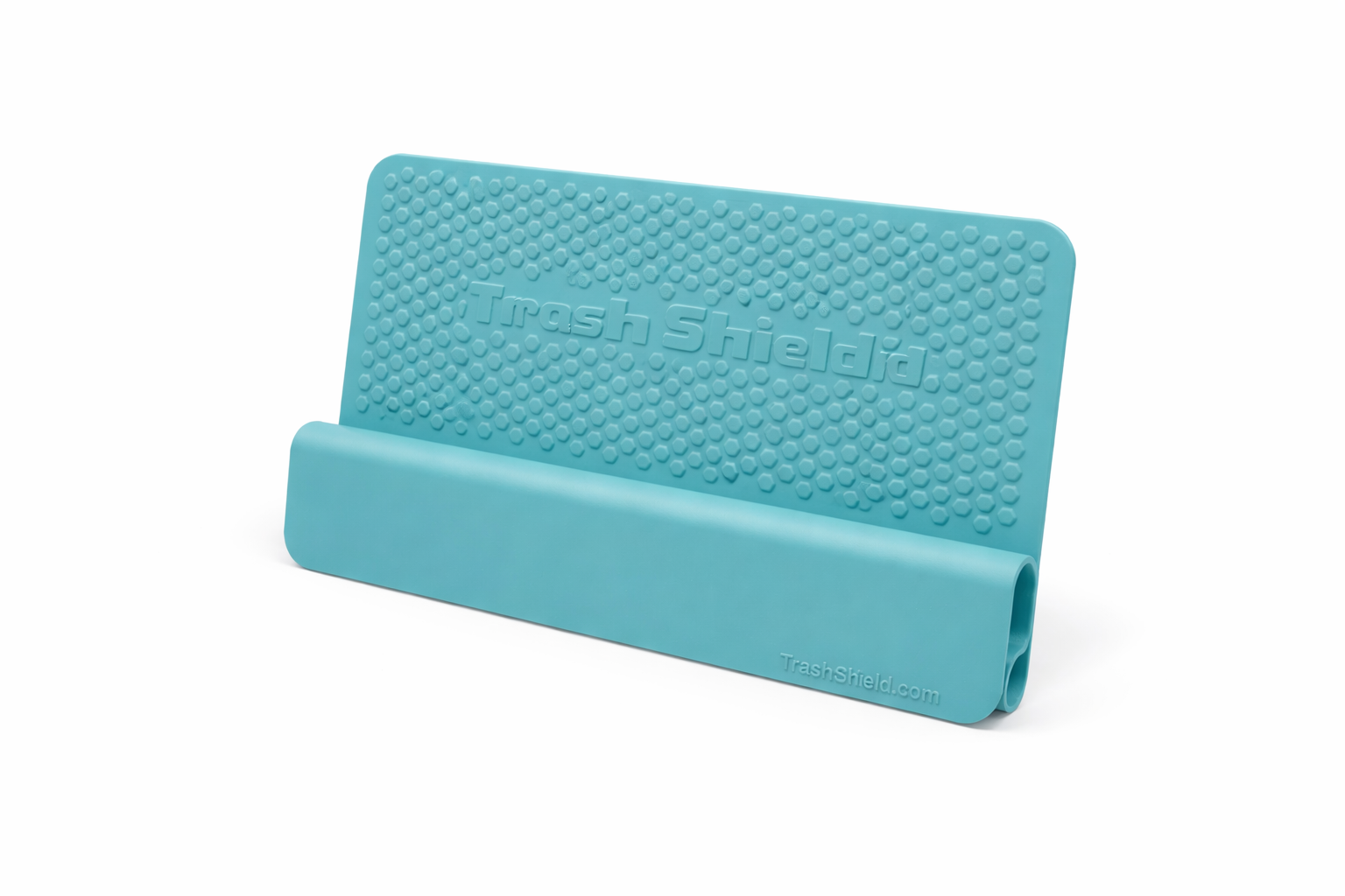 Trash Shield in Light Blue, Large 4.5 inch size